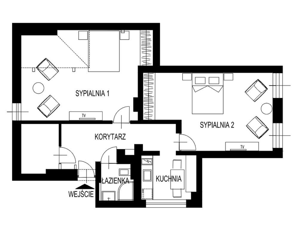Apartamento Dk Apartament Stare Miasto Olsztyn  Exterior foto